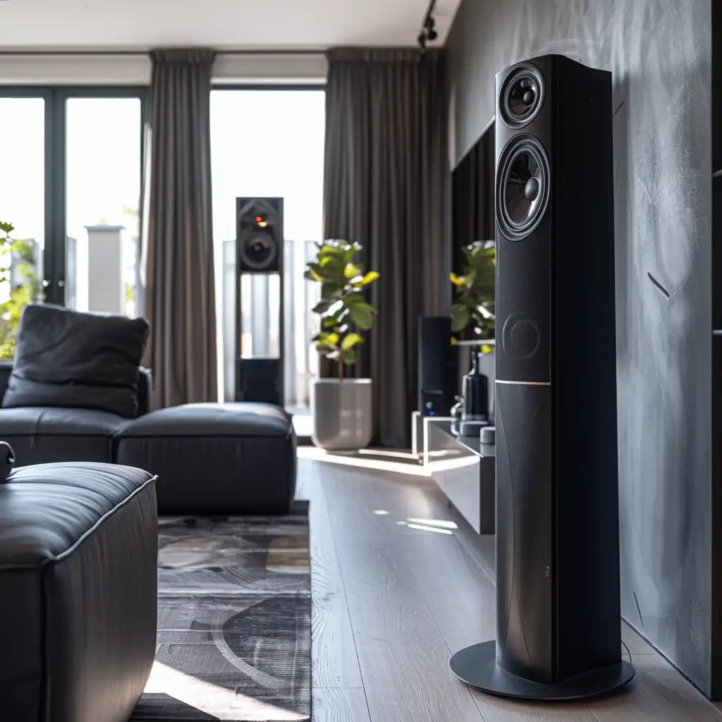 Zuilspeakers: de harmonie van technologie en design